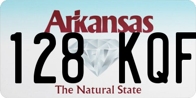 AR license plate 128KQF