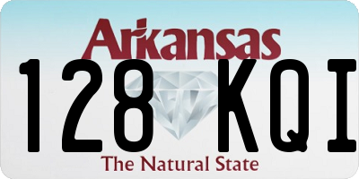 AR license plate 128KQI