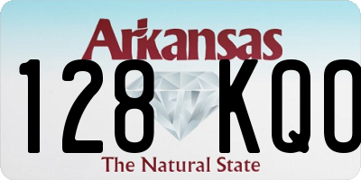 AR license plate 128KQO