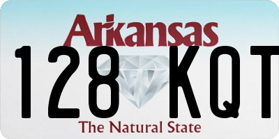 AR license plate 128KQT