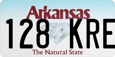 AR license plate 128KRE