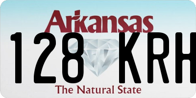 AR license plate 128KRH