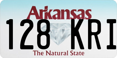 AR license plate 128KRI