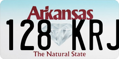 AR license plate 128KRJ