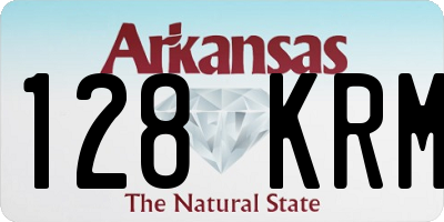 AR license plate 128KRM