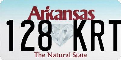 AR license plate 128KRT