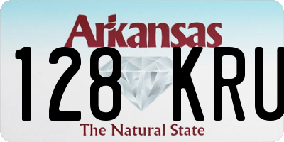 AR license plate 128KRU