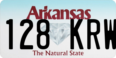 AR license plate 128KRW