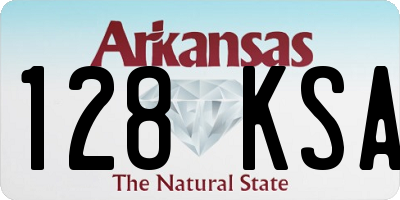 AR license plate 128KSA