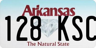 AR license plate 128KSC
