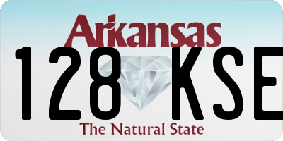 AR license plate 128KSE