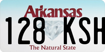 AR license plate 128KSH