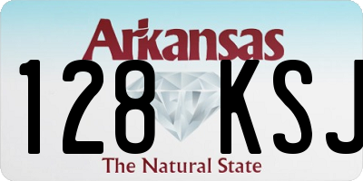 AR license plate 128KSJ