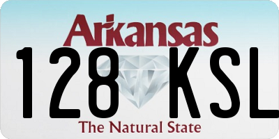 AR license plate 128KSL