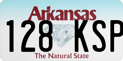 AR license plate 128KSP