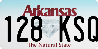 AR license plate 128KSQ