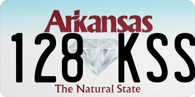 AR license plate 128KSS