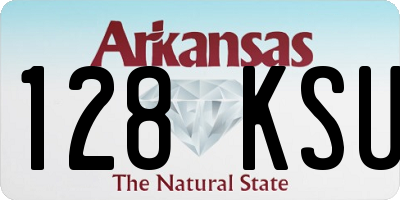 AR license plate 128KSU