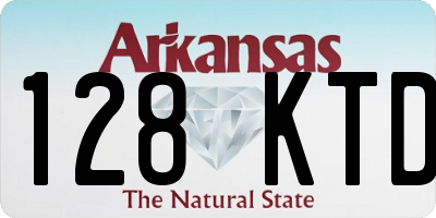 AR license plate 128KTD