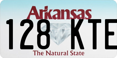 AR license plate 128KTE