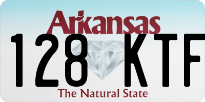 AR license plate 128KTF