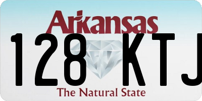 AR license plate 128KTJ
