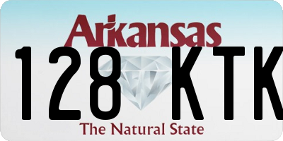 AR license plate 128KTK