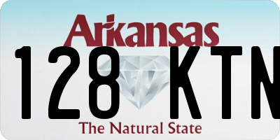 AR license plate 128KTN