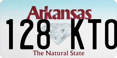 AR license plate 128KTO