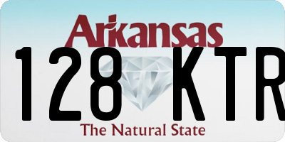 AR license plate 128KTR