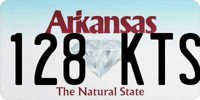 AR license plate 128KTS