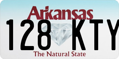 AR license plate 128KTY