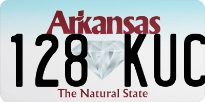 AR license plate 128KUC