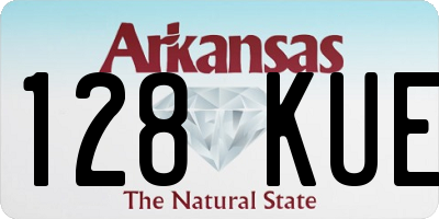 AR license plate 128KUE