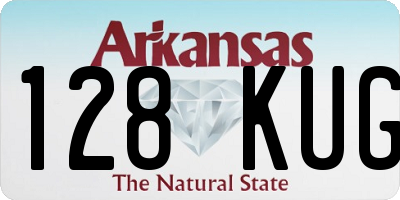 AR license plate 128KUG