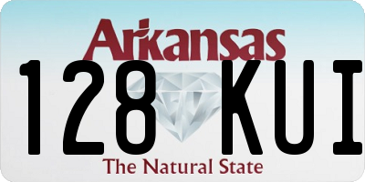 AR license plate 128KUI
