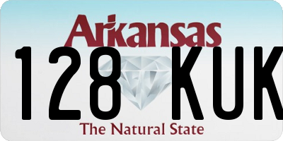 AR license plate 128KUK