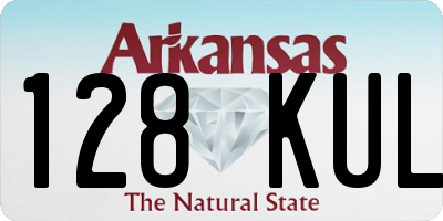 AR license plate 128KUL