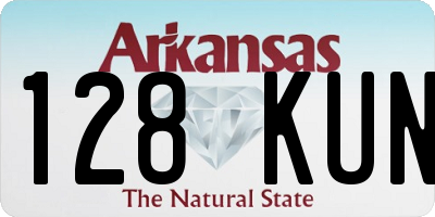 AR license plate 128KUN