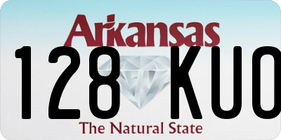 AR license plate 128KUO