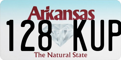AR license plate 128KUP