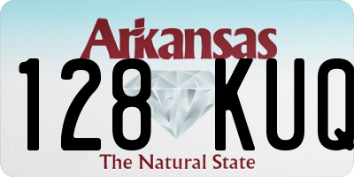 AR license plate 128KUQ