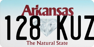 AR license plate 128KUZ