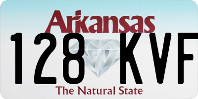 AR license plate 128KVF