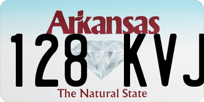 AR license plate 128KVJ