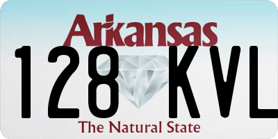 AR license plate 128KVL
