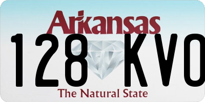 AR license plate 128KVO