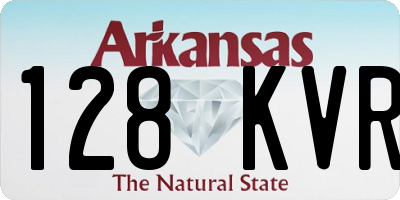 AR license plate 128KVR