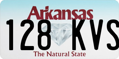 AR license plate 128KVS