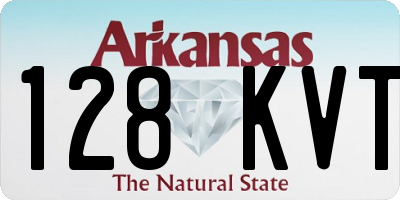 AR license plate 128KVT